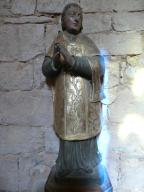 statue (petite nature) : saint Mathurin