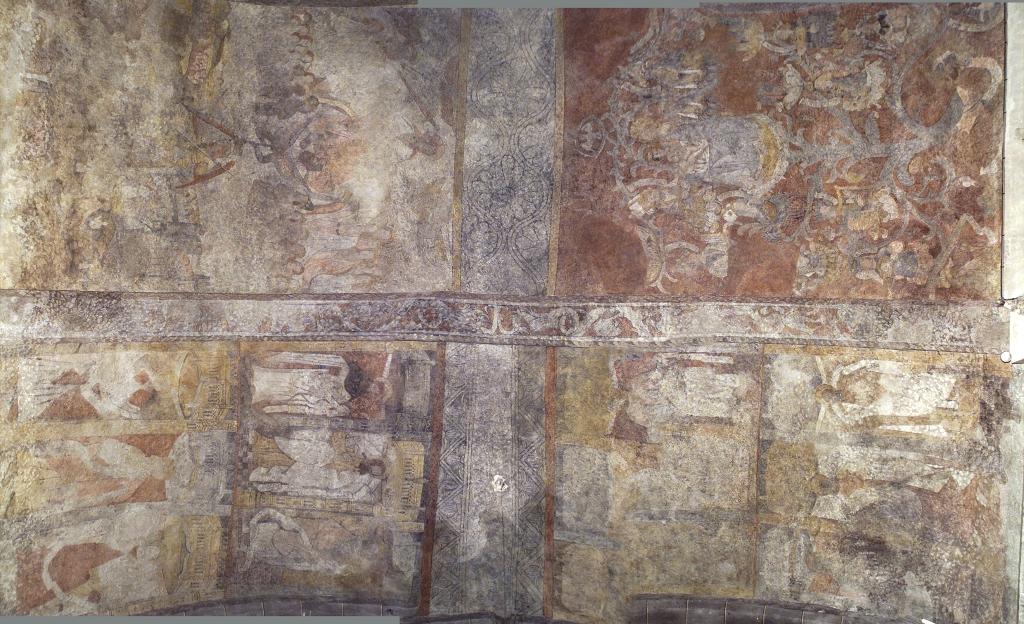 peinture monumentale des voûtes de la nef