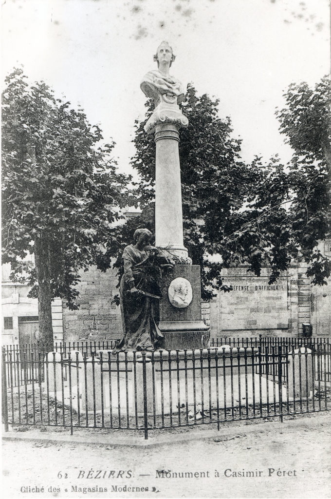 monument (monument commémoratif), de Casimir Peret