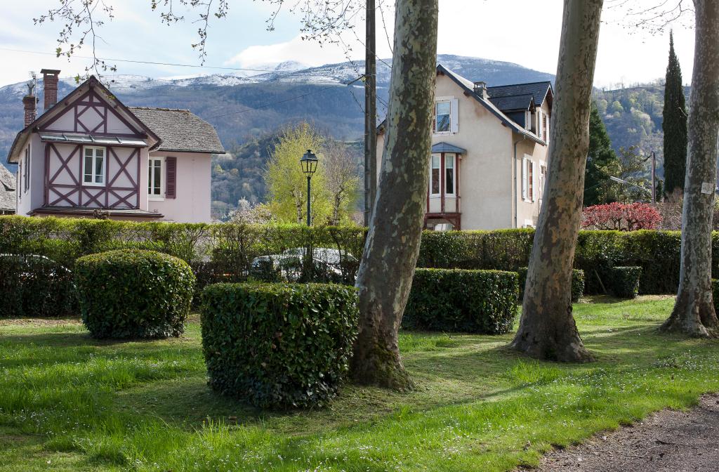 jardin d'agrément, jardin public dit parc thermal d'Argelès-Gazost