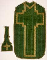 Chasuble verte et manipule (n° 12)