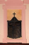 tableau commémoratif des morts de la guerre de 1914-1918