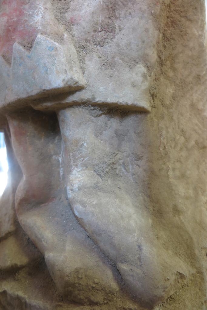 groupe sculpté de la Mise au tombeau