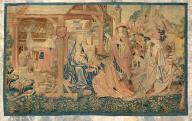tentures (2) : Adoration des Mages, Présentation au Temple