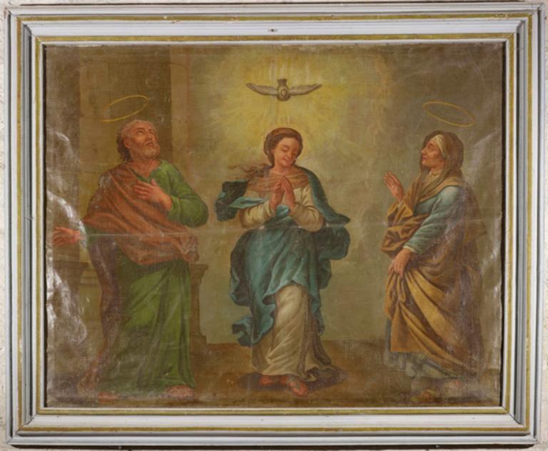 tableau : Vierge entre sainte Anne et Joachim
