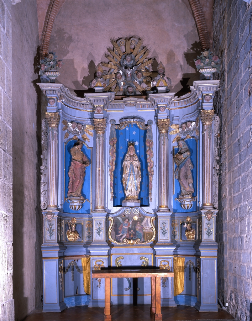 retable architecturé de l'Immaculée Conception