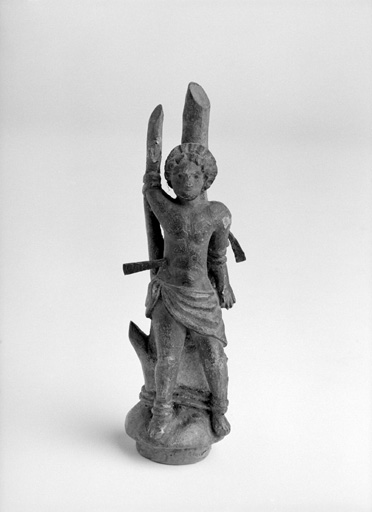 Statuette de saint Sébastien (élémt plat de quête)