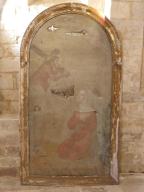 tableau : Apparition du Christ à sainte Fleur