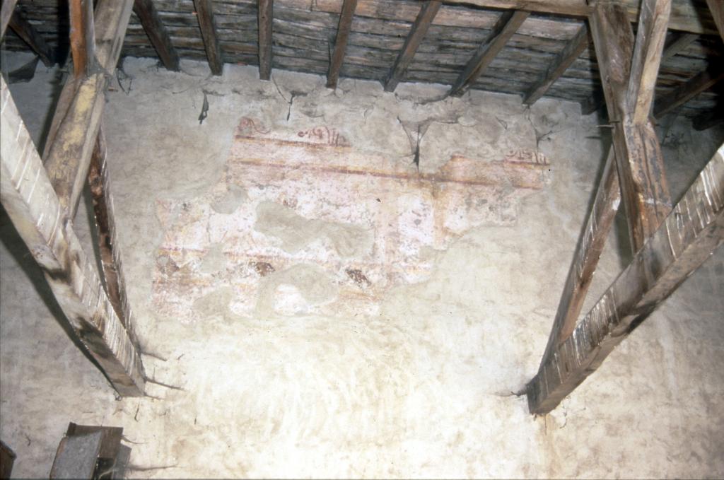 peinture monumentale de la galerie haute du cloître