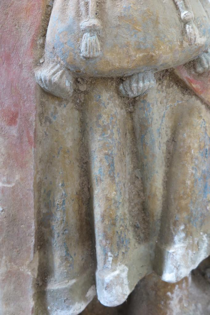 groupe sculpté de la Mise au tombeau