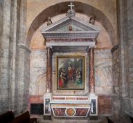 autel secondaire de saint Jean, retable, tableau