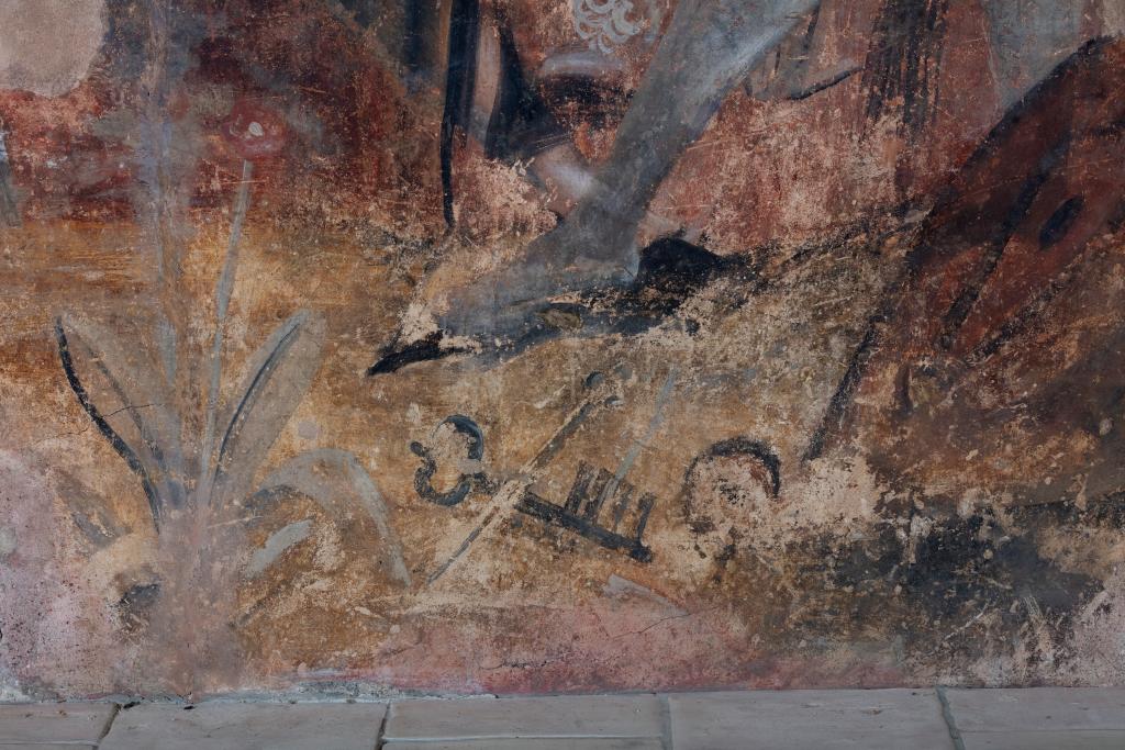 Les peintures murales du studiolo