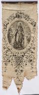 bannière blanche de l'Immaculée Conception