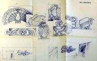 bas-relief (non réalisé) : Les oiseaux