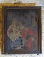tableau : Sainte Famille en présence de saint Pierre