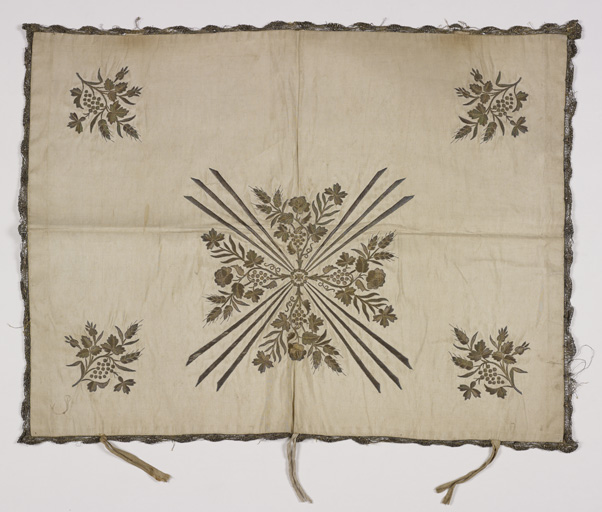 grémial réversible rouge et blanc (n° 44)