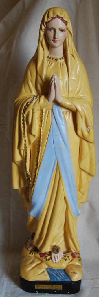 statue : Vierge, dite Notre-Dame de Lourdes