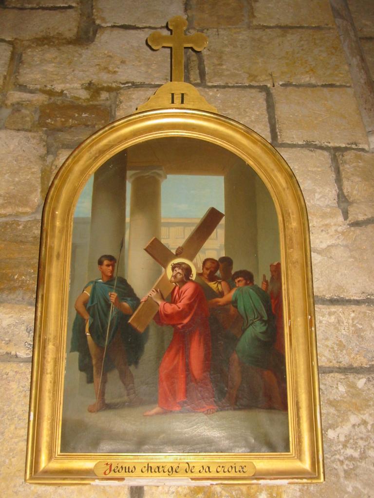 chemin de croix (ensemble de 14 tableaux)