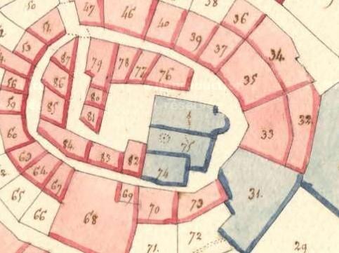 Extrait du plan cadastral napoléonien