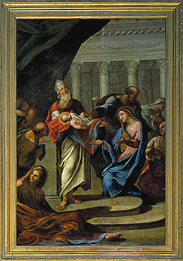 tableau : Présentation de Jésus au temple