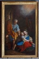 tableau : Repos pendant la fuite en Egypte, Sainte Famille