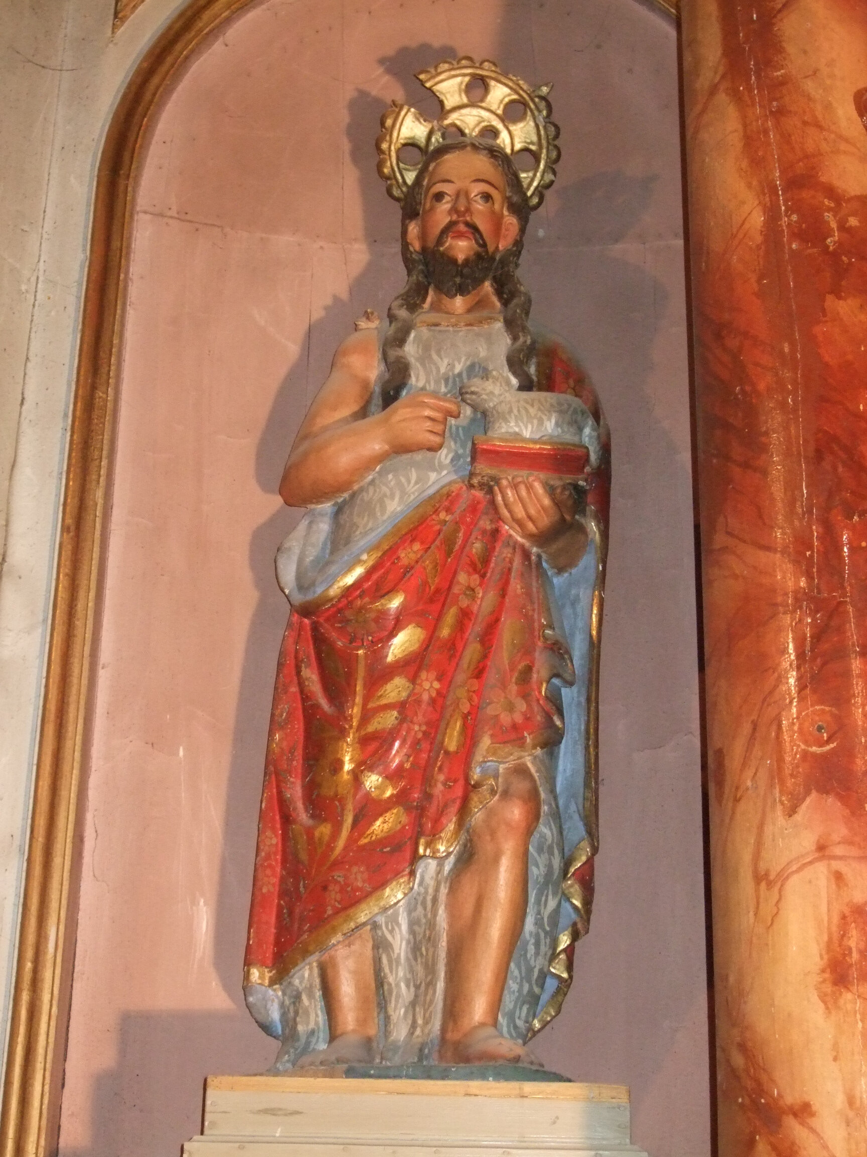 Statue de Saint Jean-Baptiste (du retable du maître-autel)