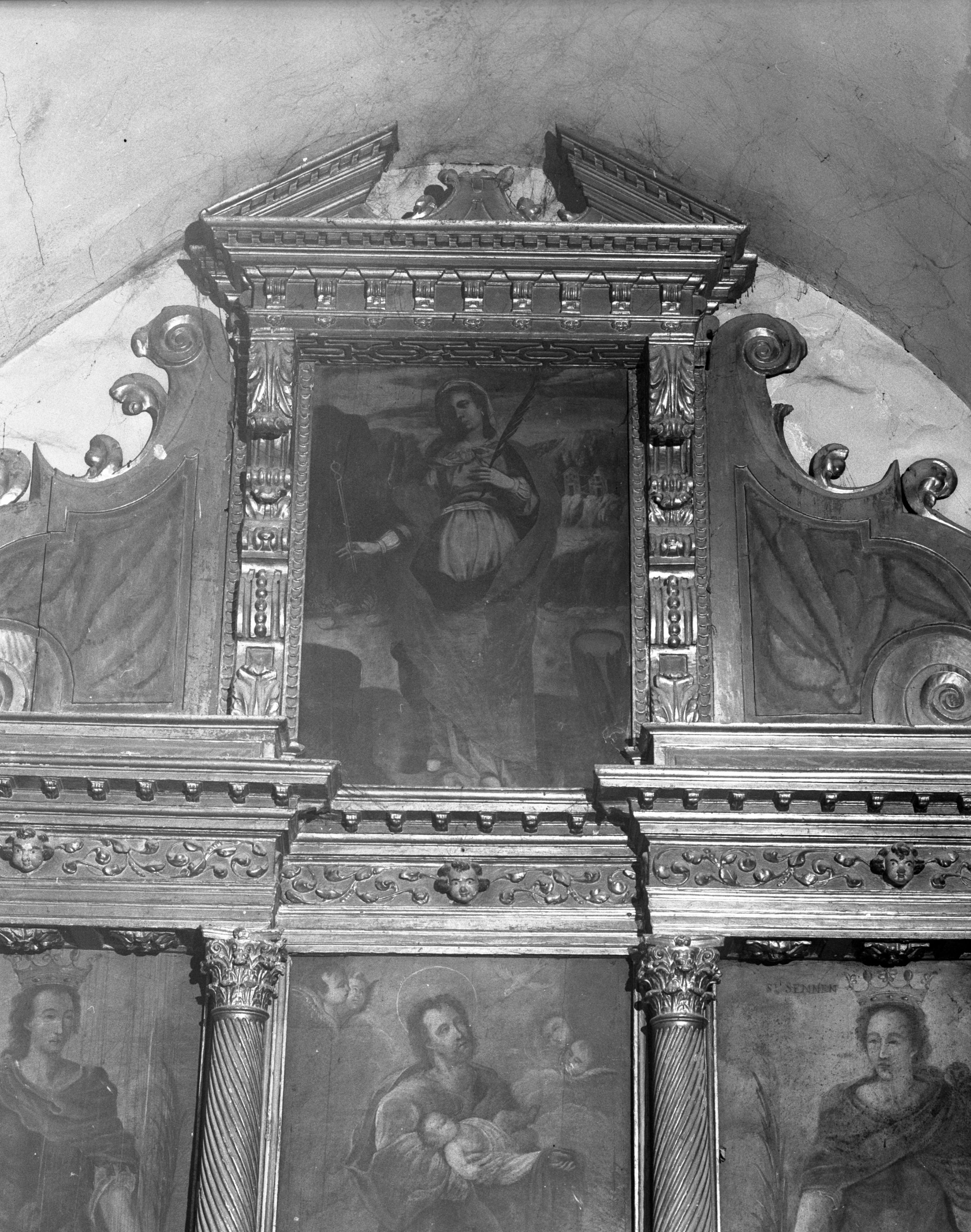retable architecturé de saint Joseph