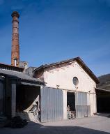 usine textile (usine de drap) dite de l'étendage, puis Teisserenc-Visseq, puis Teisserenc-Harlachol, puis usine de construction mécanique dite usine Fraisse, actuellement ateliers municipaux