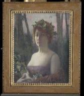 tableau et son cadre : Allégorie de l'Automne dite L'Automne