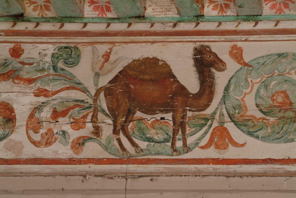 plafond peint du grand salon