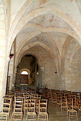 ensemble de deux peintures monumentales ; La Passion et la Résurrection