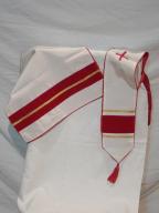 voile de calice et manipule (ornement blanc)