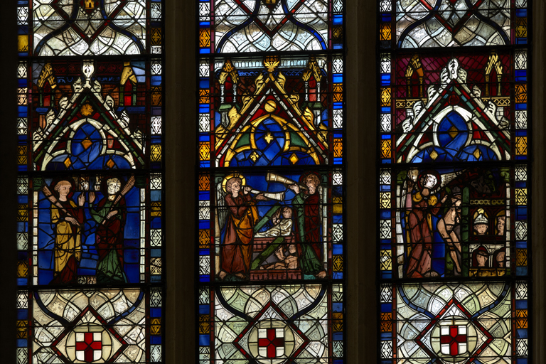 verrière N°14 de l'ancienne cathédrale de Narbonne