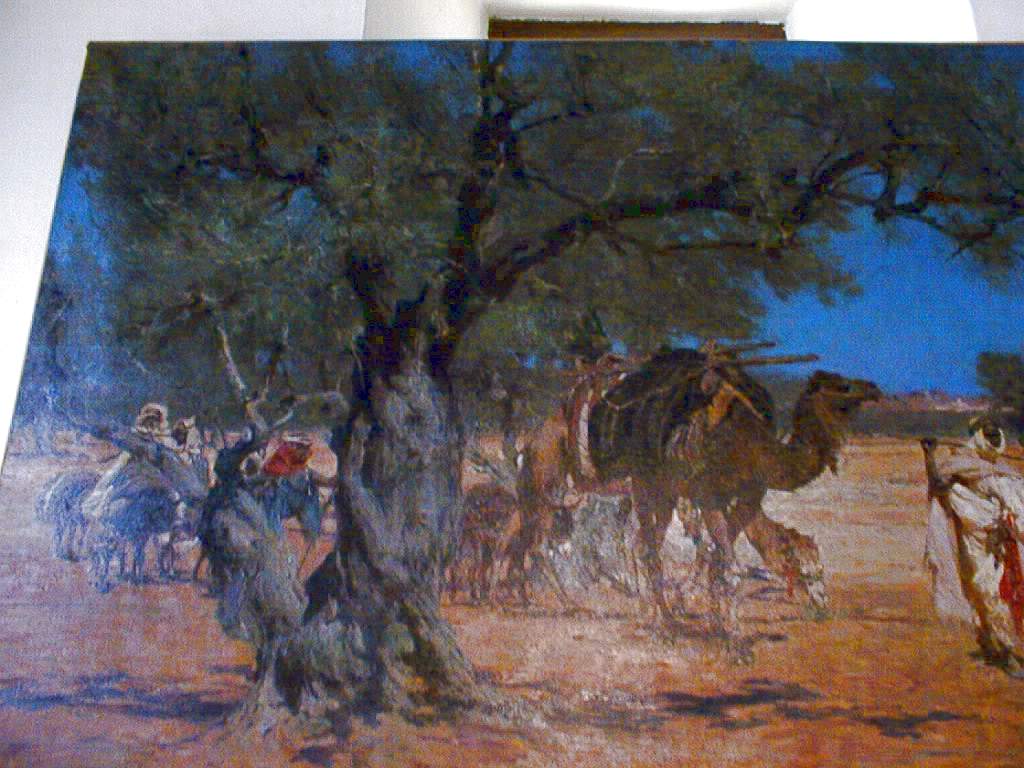 tableau : Les Oliviers à Sfax