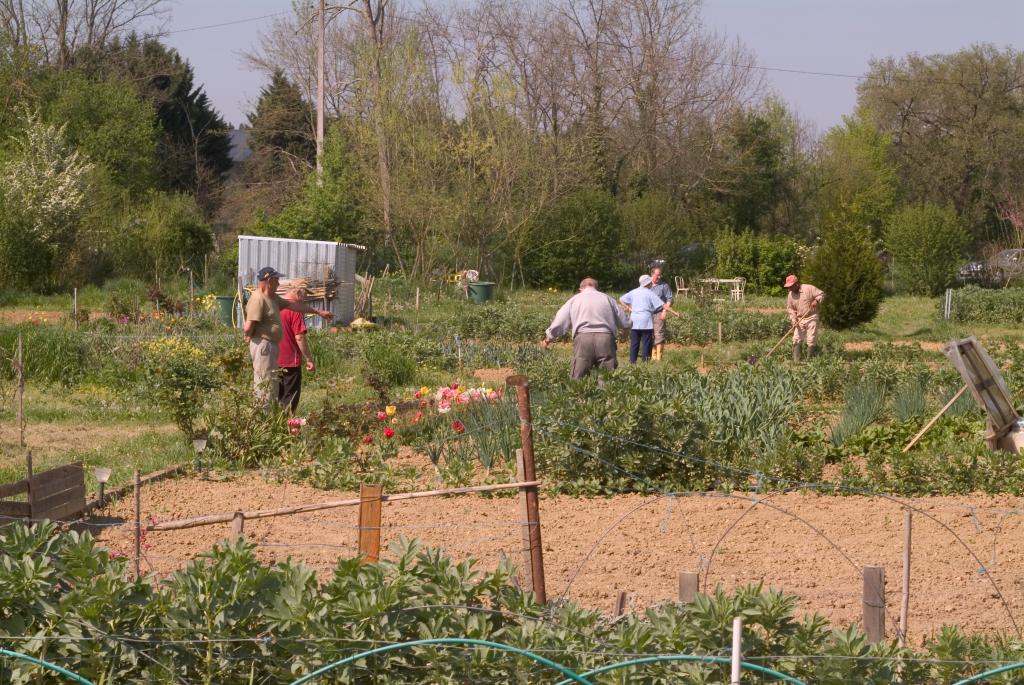 jardins ouvriers dit jardins familiaux de la Ribère