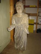statue : Apôtre barbu