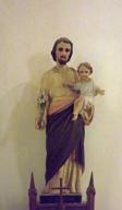 statue (petite nature) : saint Joseph et l'Enfant Jésus