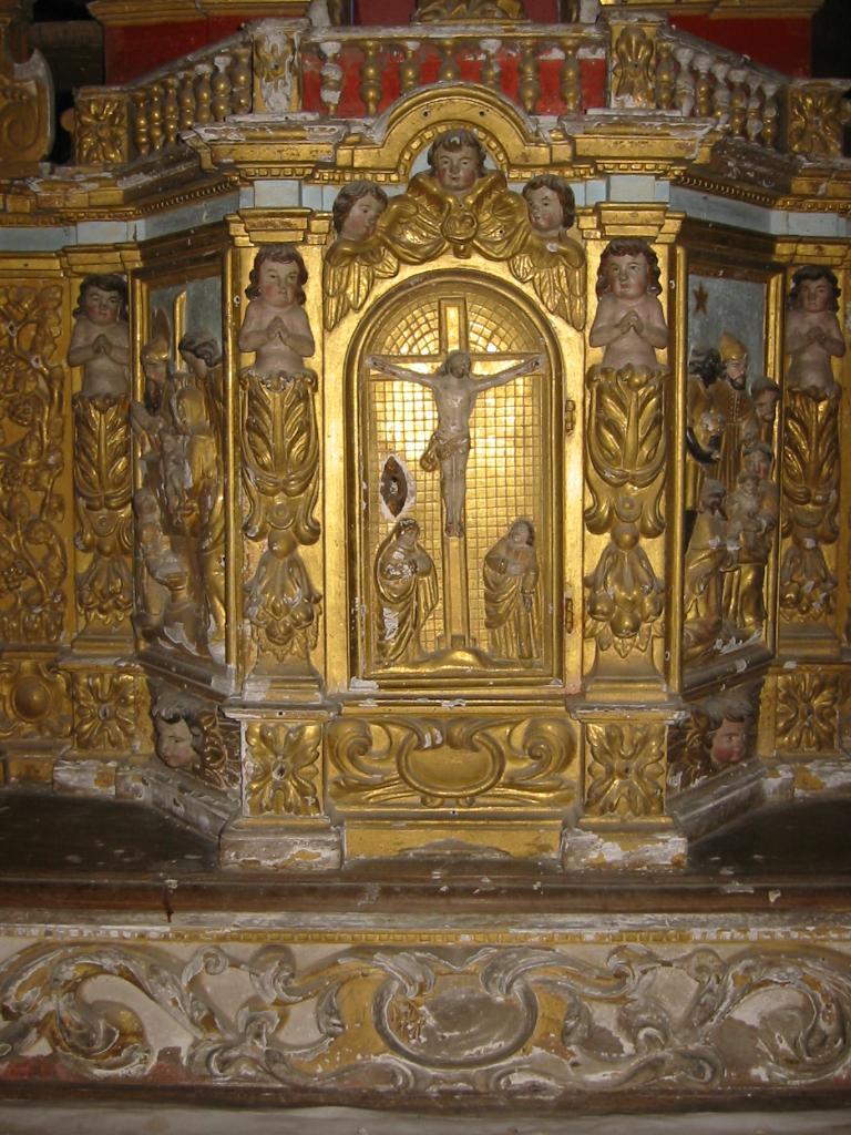 ensemble du maître-autel (autel et tabernacle)