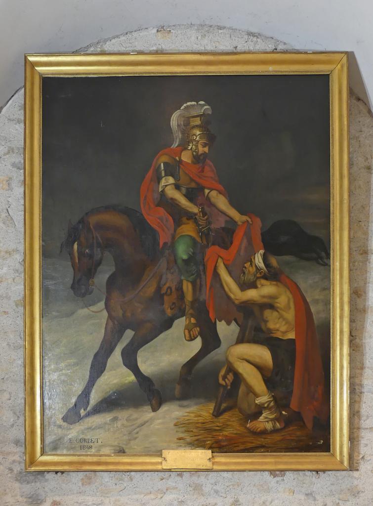 tableau : Charité de saint Martin