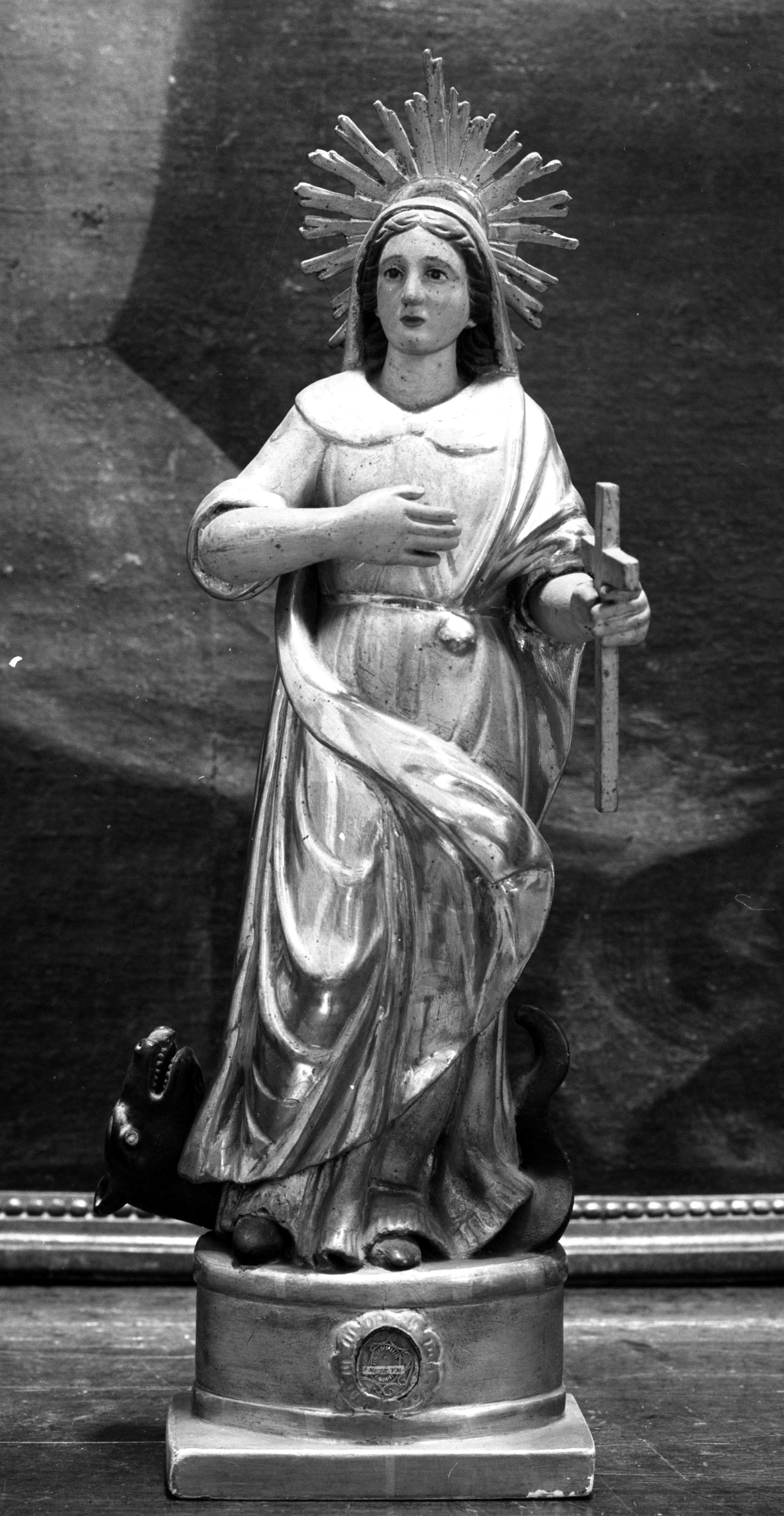 statue-reliquaire de sainte Marguerite