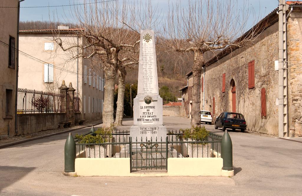 monument aux morts de la guerre de 1914-1918 et de la guerre de 1939-1945