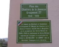 plaque commémorative de la guerre de 1939-1945