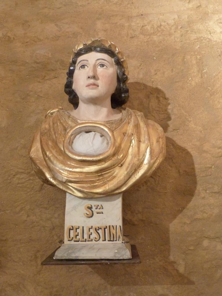 buste-reliquaire : Sainte Célestine