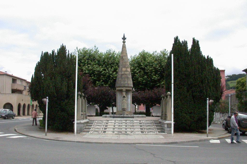 monument aux morts de la guerre de 1914-1918, de la guerre de 1939-1945, de la guerre d'Indochine et de la guerre d'Algérie