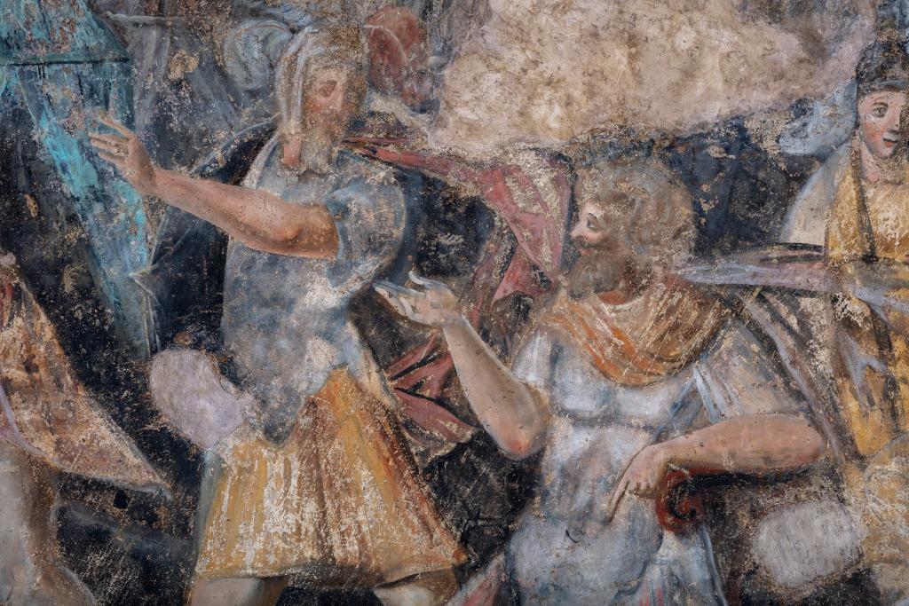 Les peintures murales du studiolo