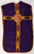 ornement liturgique catholique violet