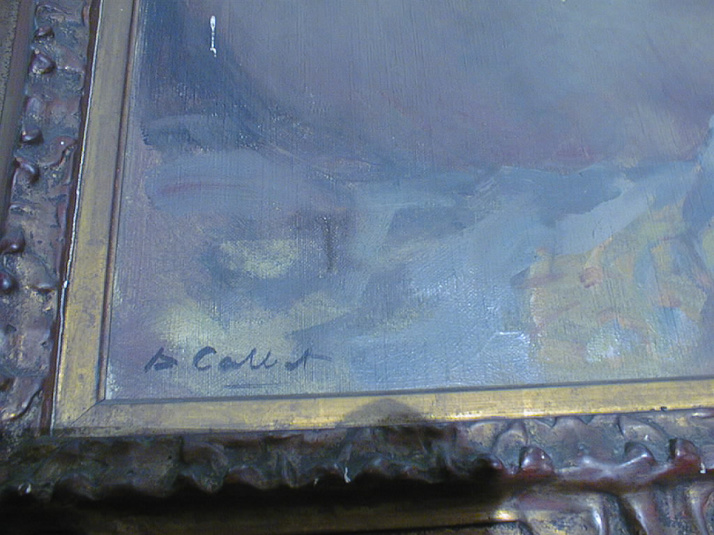 tableau et son cadre : Etude de torse