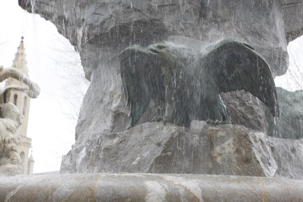 fontaine des Quatre Vallées