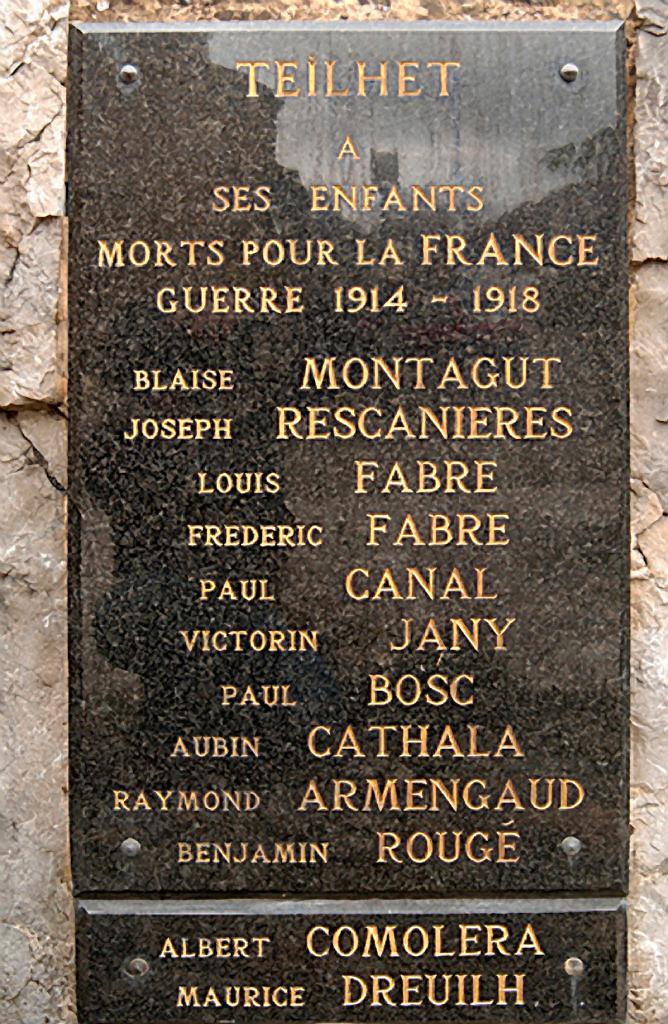 monument aux morts de la guerre de 1914-1918
