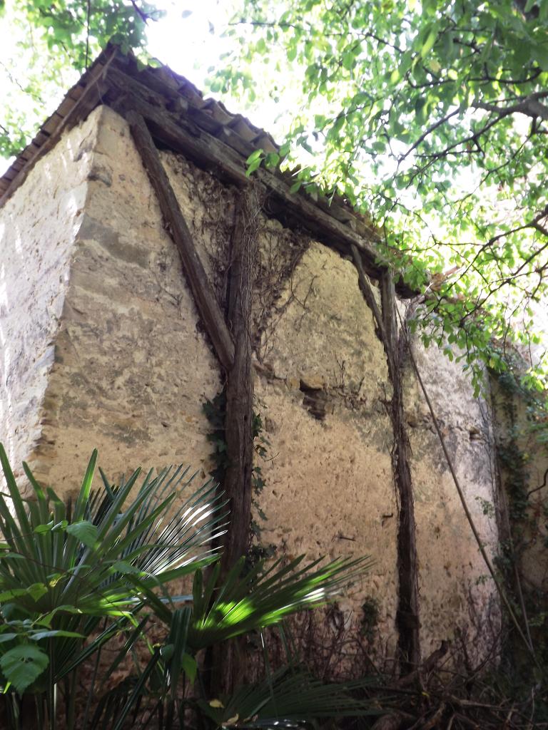 ensemble de maisons à pans de bois